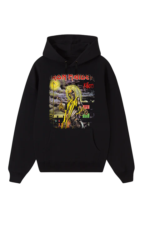 POLERÓN MAIDEN- NEGRO UNISEX