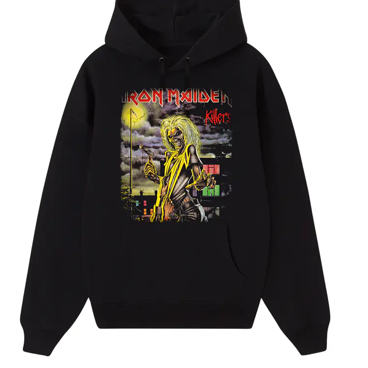 POLERÓN MAIDEN- NEGRO UNISEX 1