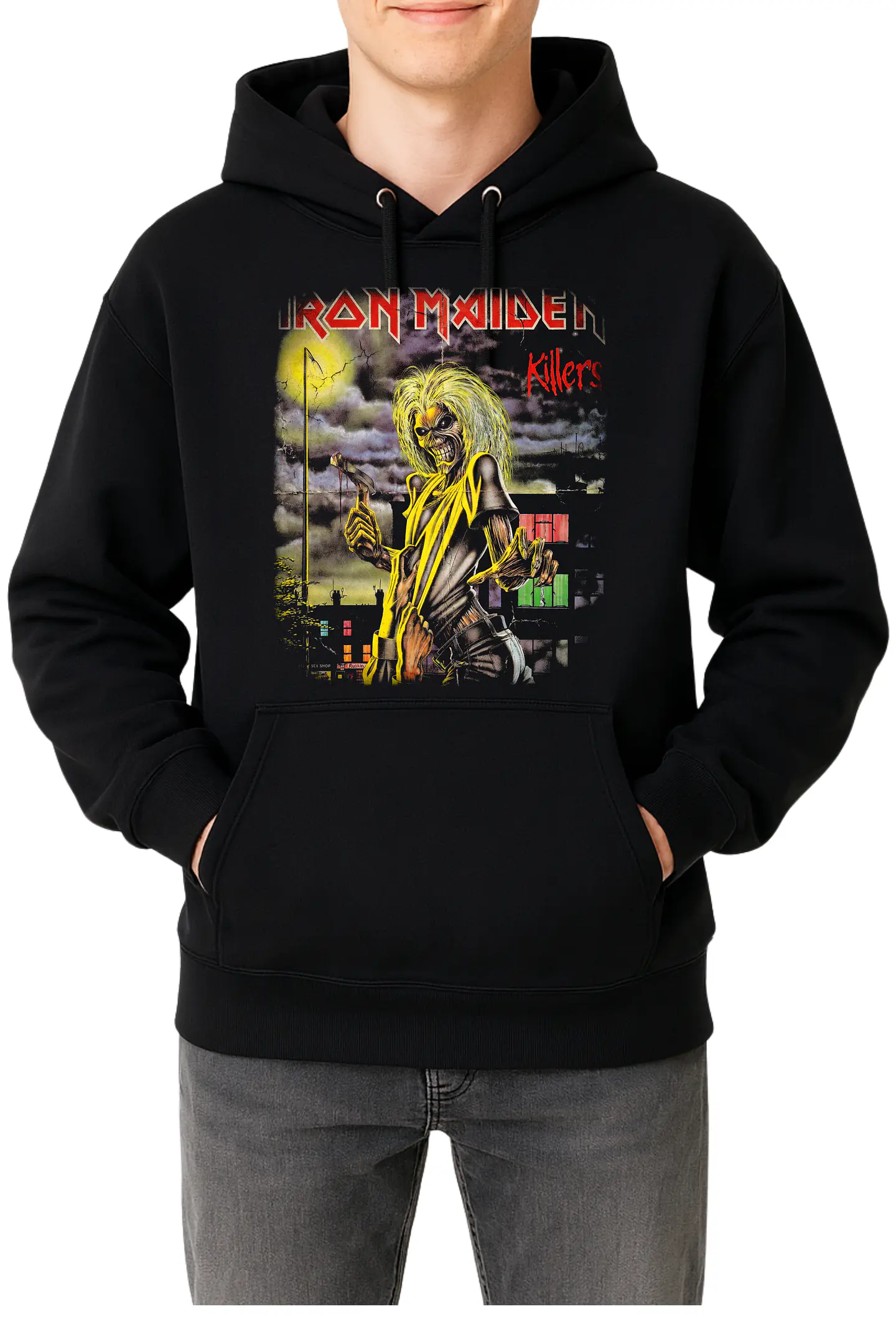 POLERÓN MAIDEN- NEGRO UNISEX 2