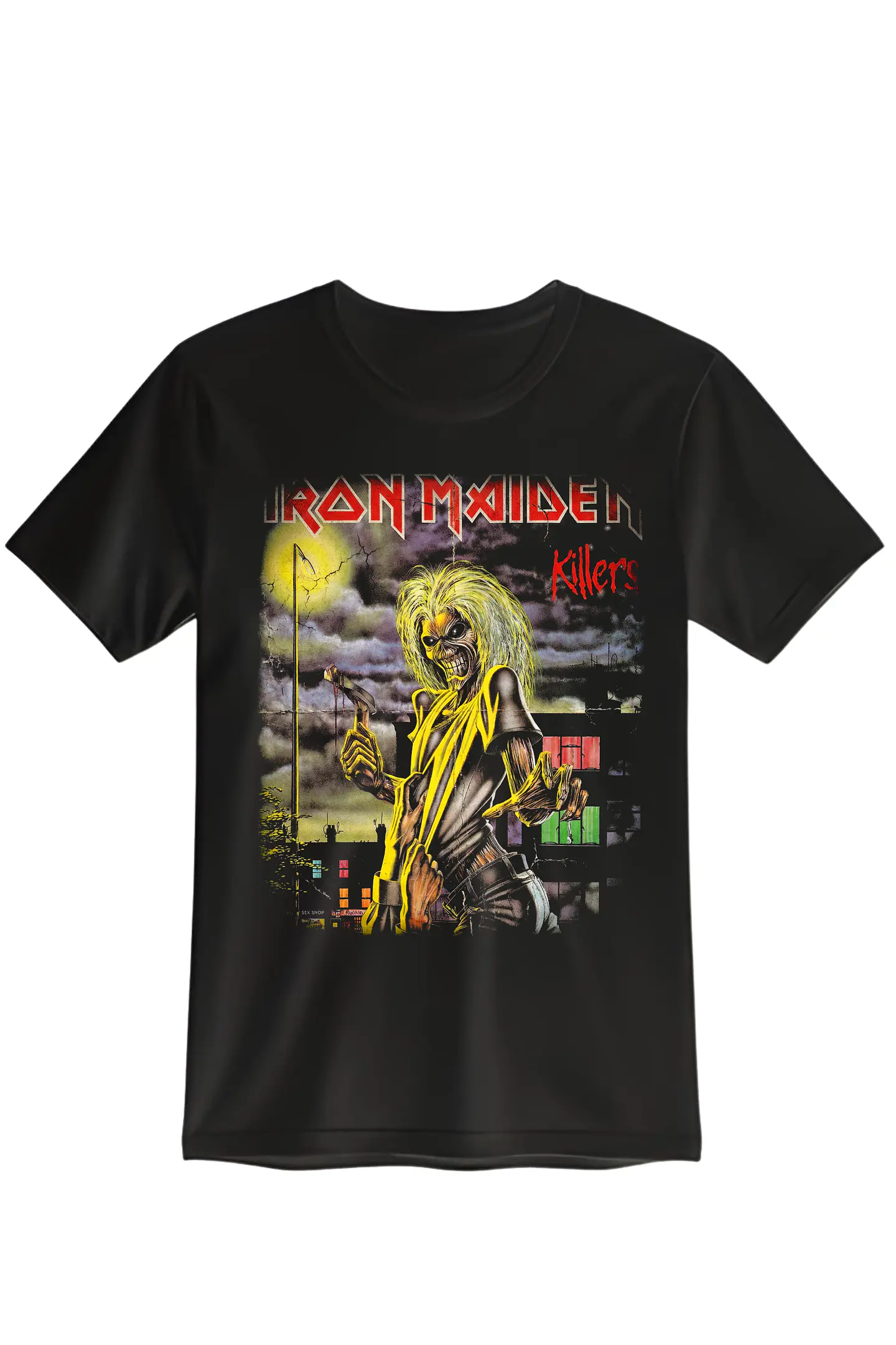 POLERA MAIDEN- NEGRO UNISEX 1