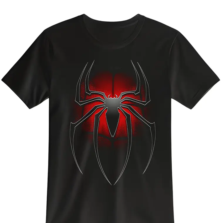 POLERA SPIDER - NEGRO UNISEX 1