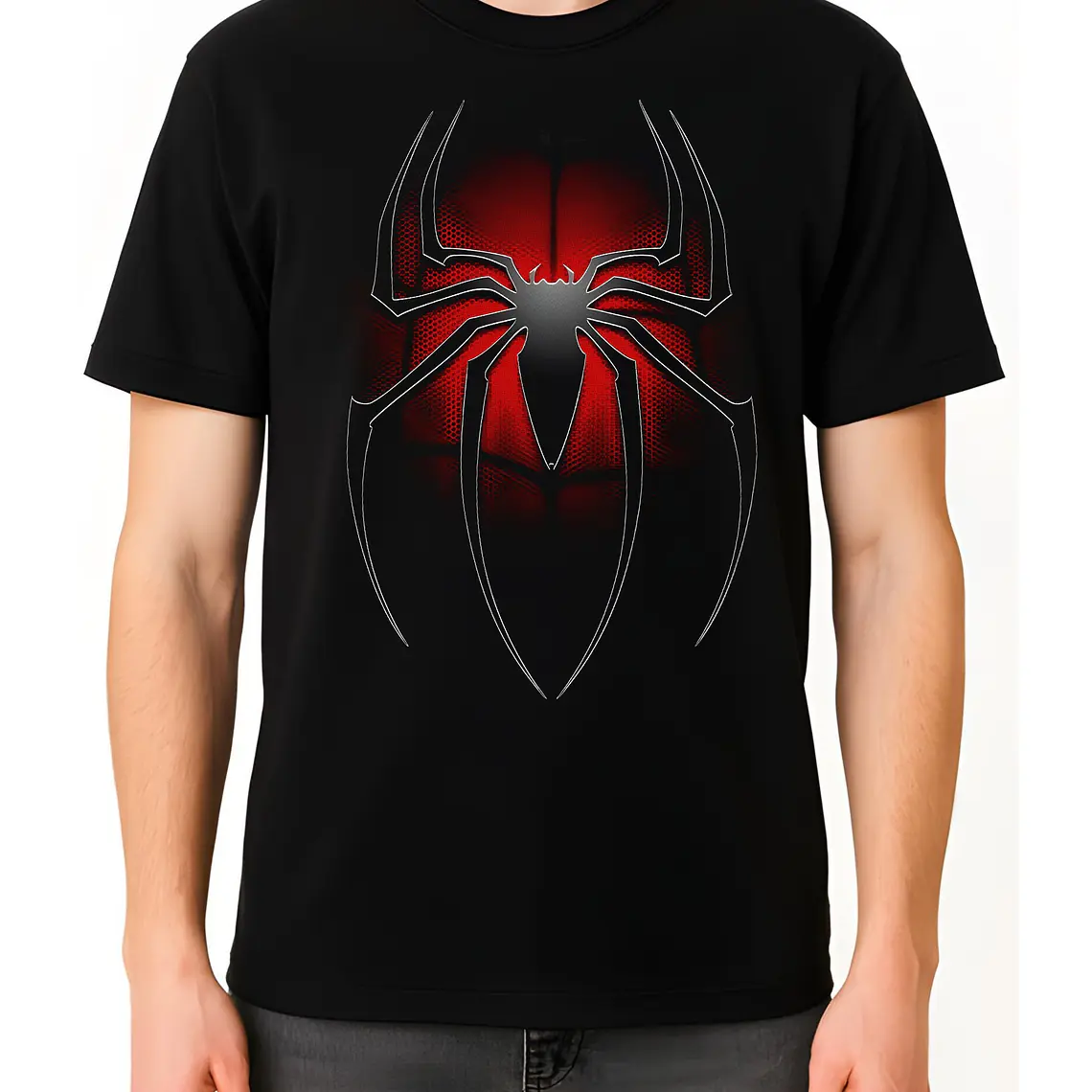 POLERA SPIDER - NEGRO UNISEX 2