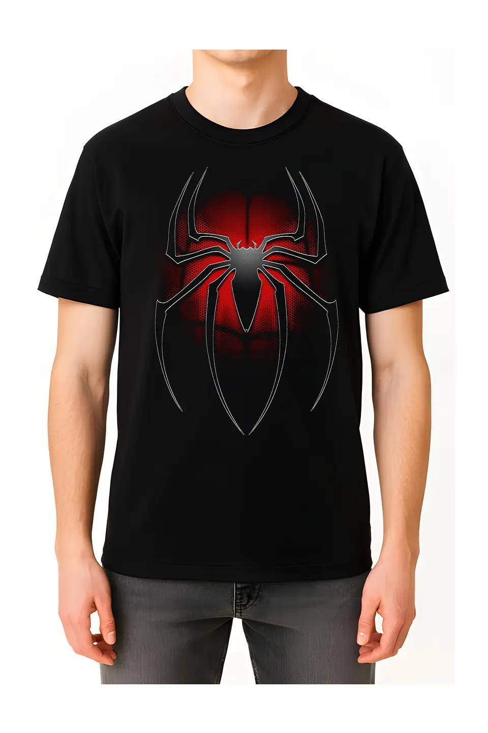 POLERA SPIDER - NEGRO UNISEX 2