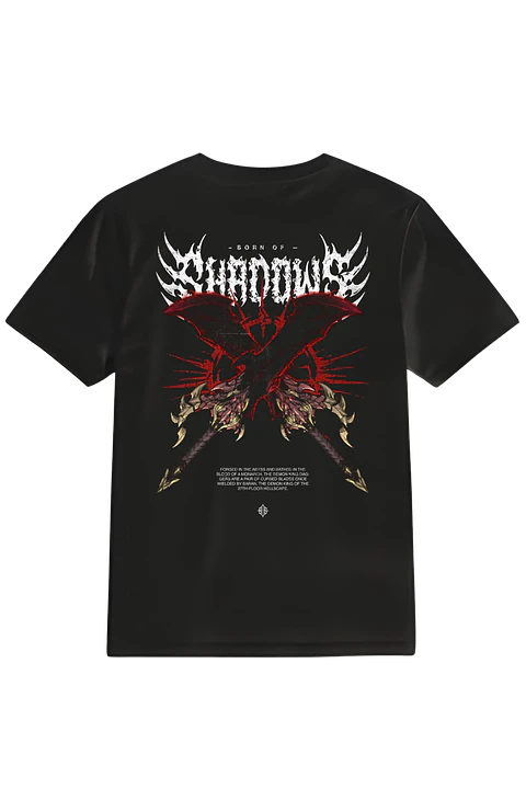 POLERA DEMON KING’S DAGGERS - NEGRO UNISEX