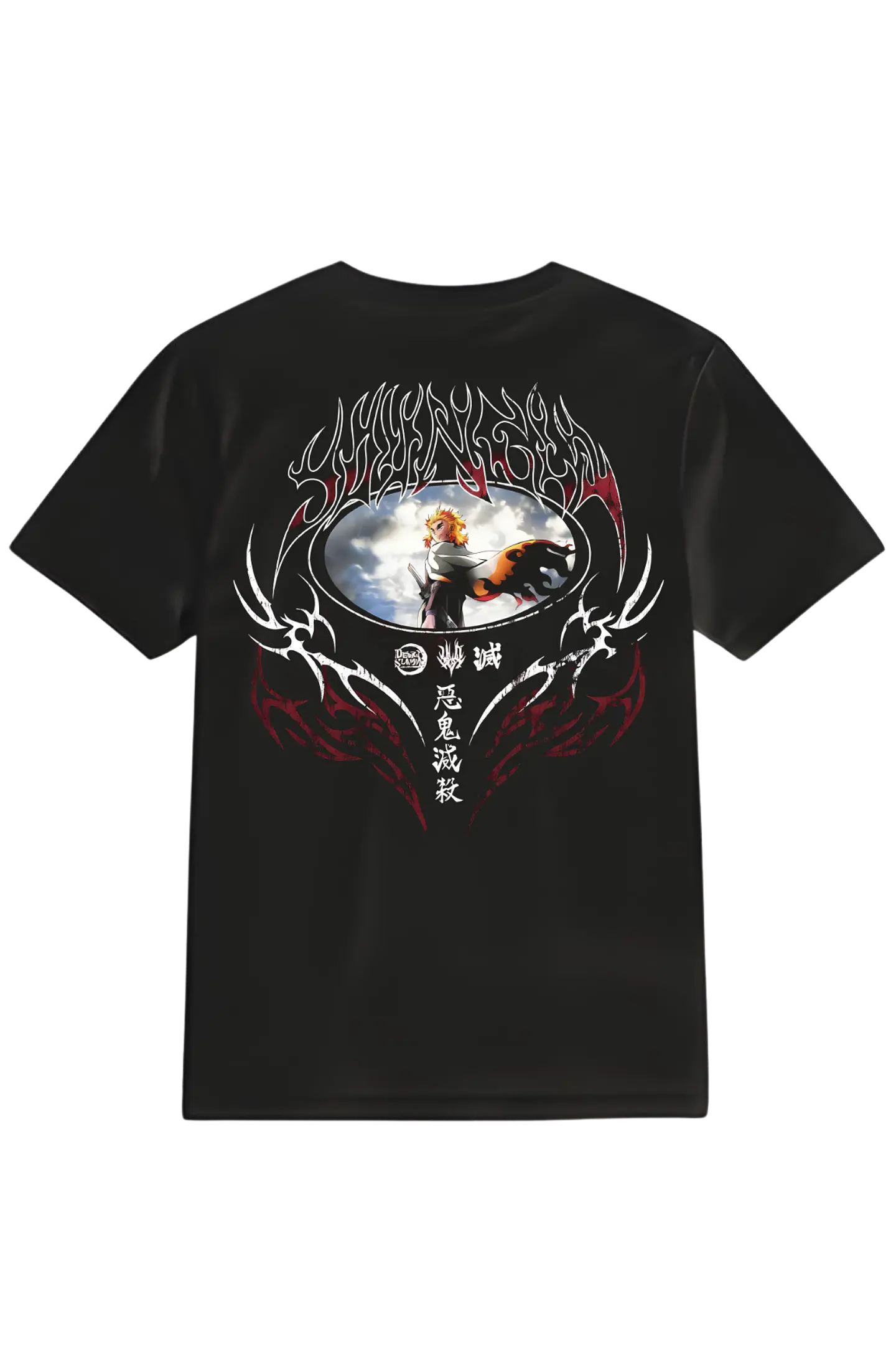POLERA DEMON - NEGRO UNISEX 2