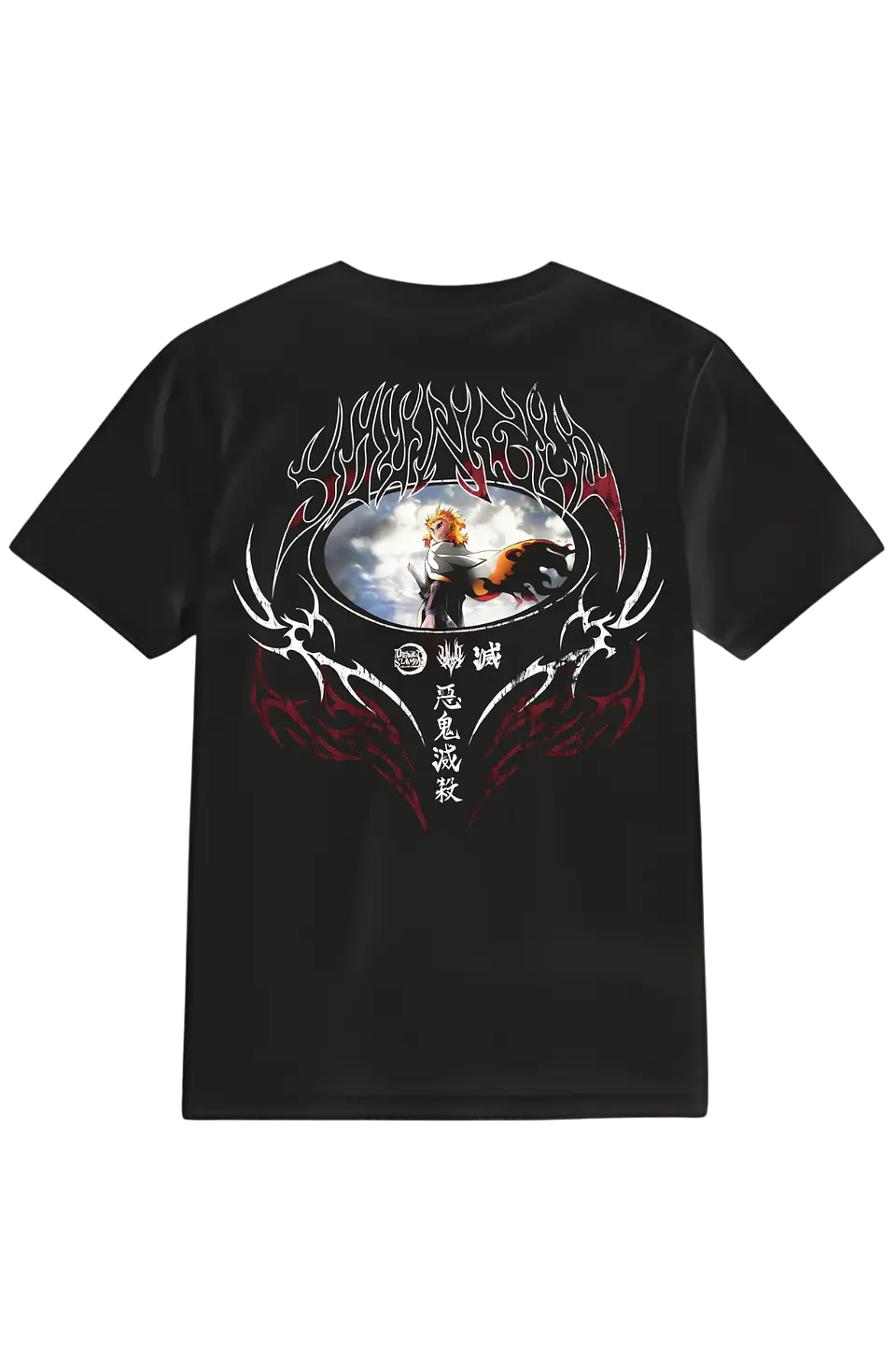 POLERA DEMON - NEGRO UNISEX 2