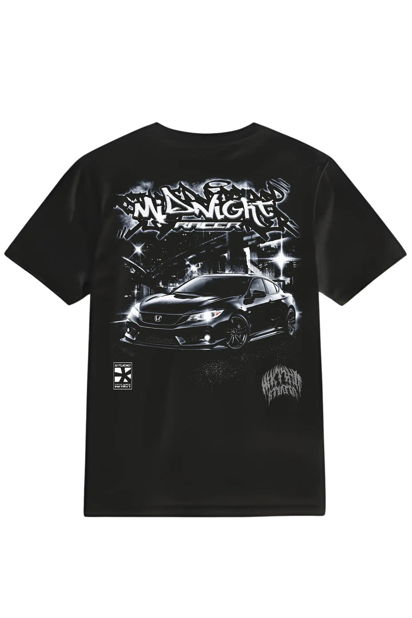 POLERA HONDA - NEGRO UNISEX 1