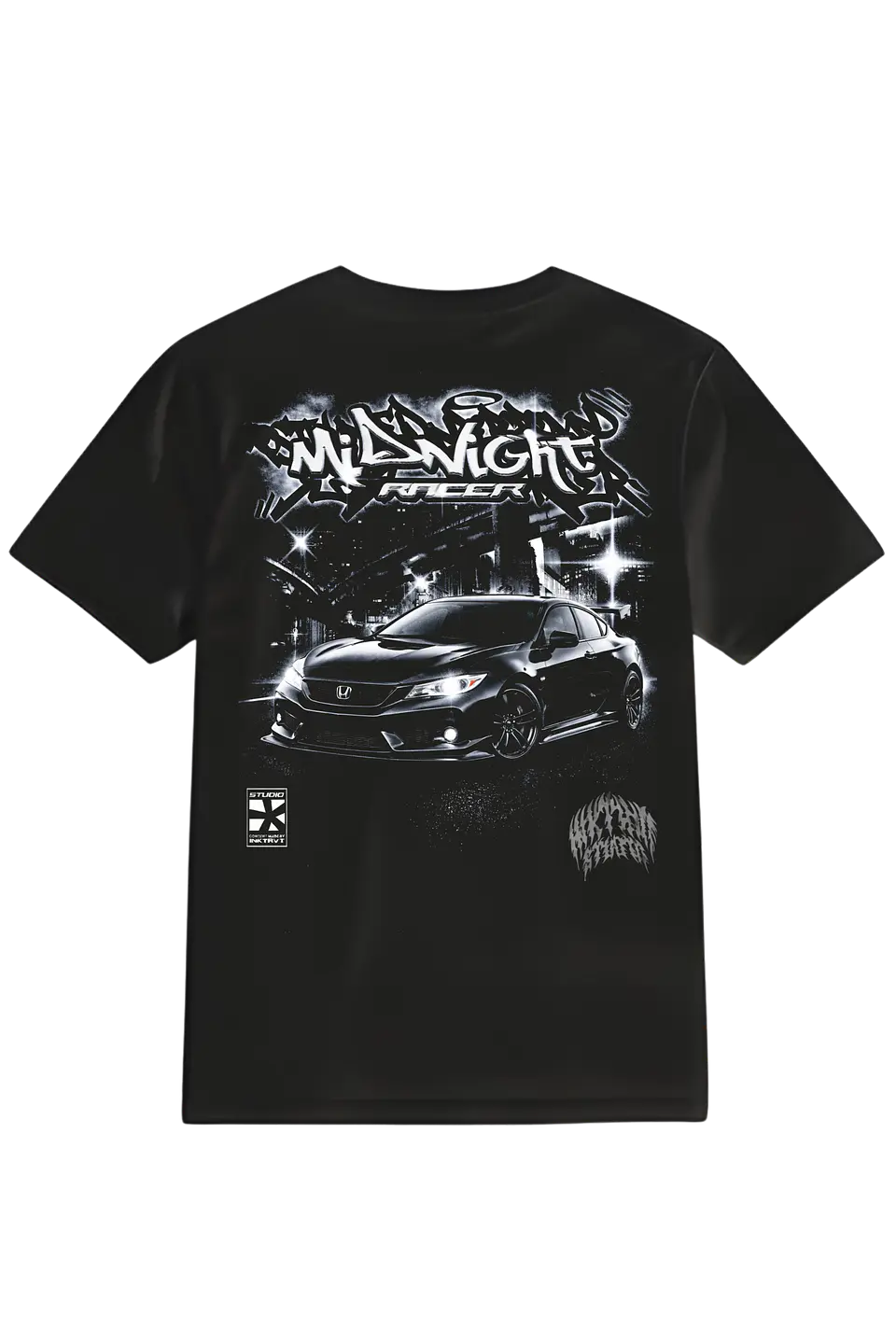POLERA HONDA - NEGRO UNISEX 1