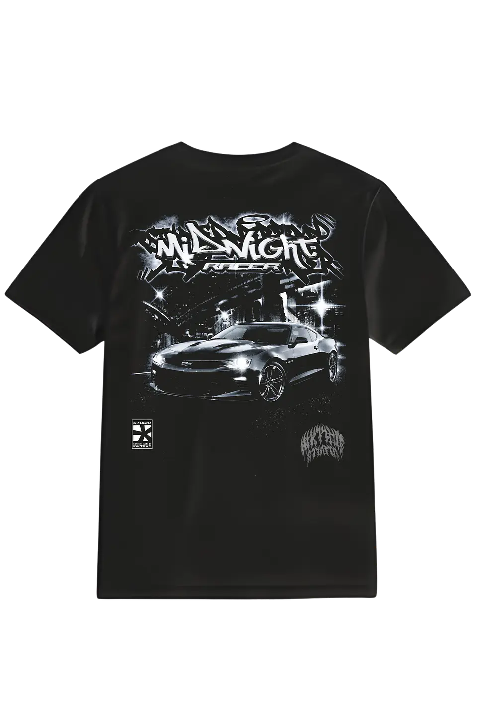 POLERA CAMARO - NEGRO UNISEX 1