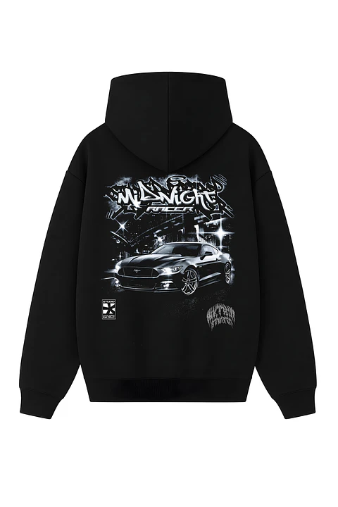 POLERÓN MUSTANG - NEGRO UNISEX