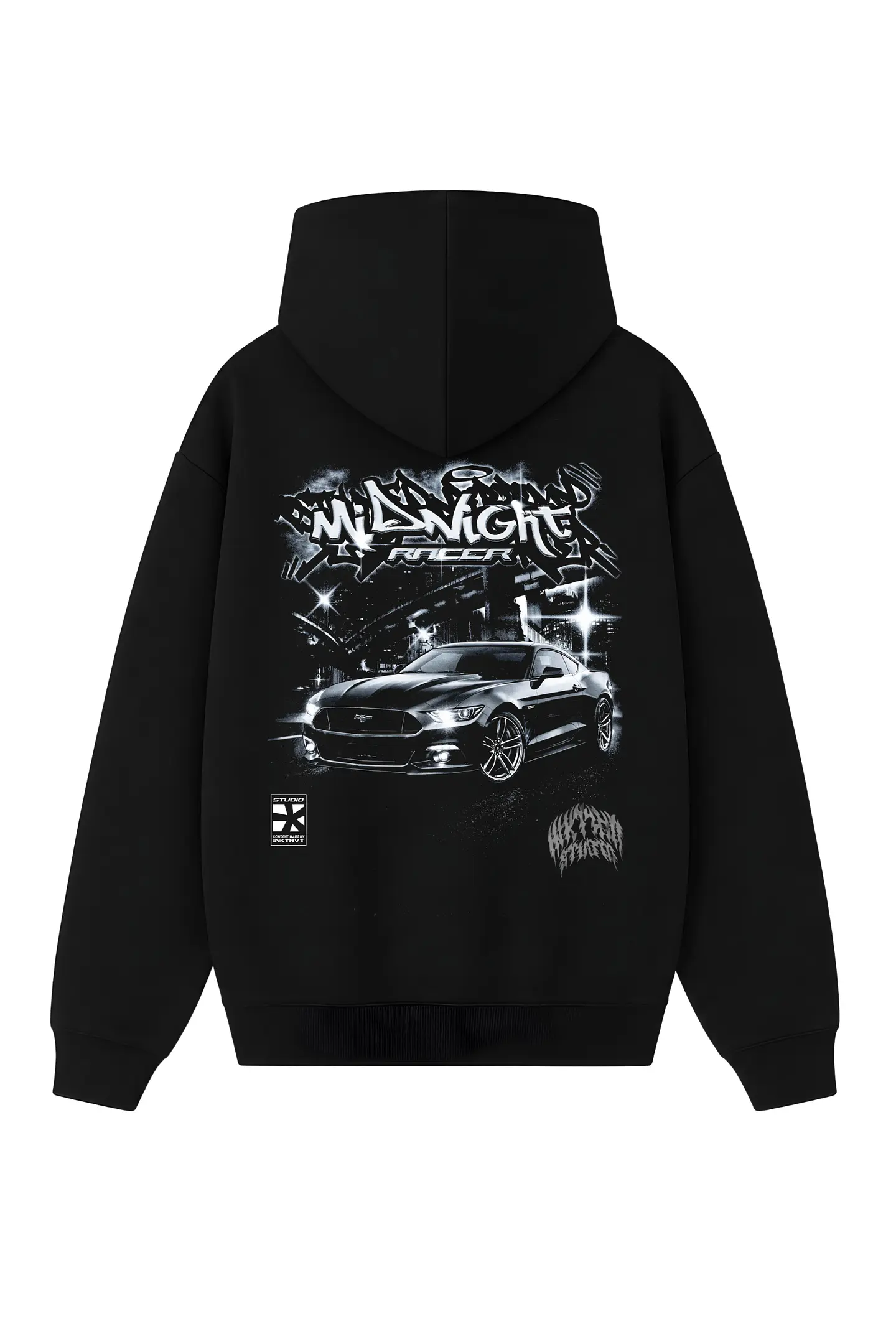 POLERÓN MUSTANG - NEGRO UNISEX 1