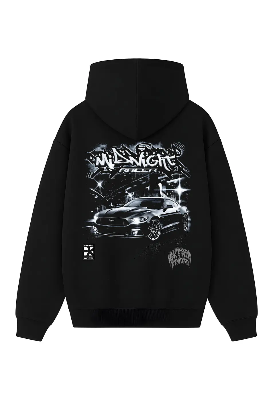 POLERÓN MUSTANG - NEGRO UNISEX 1