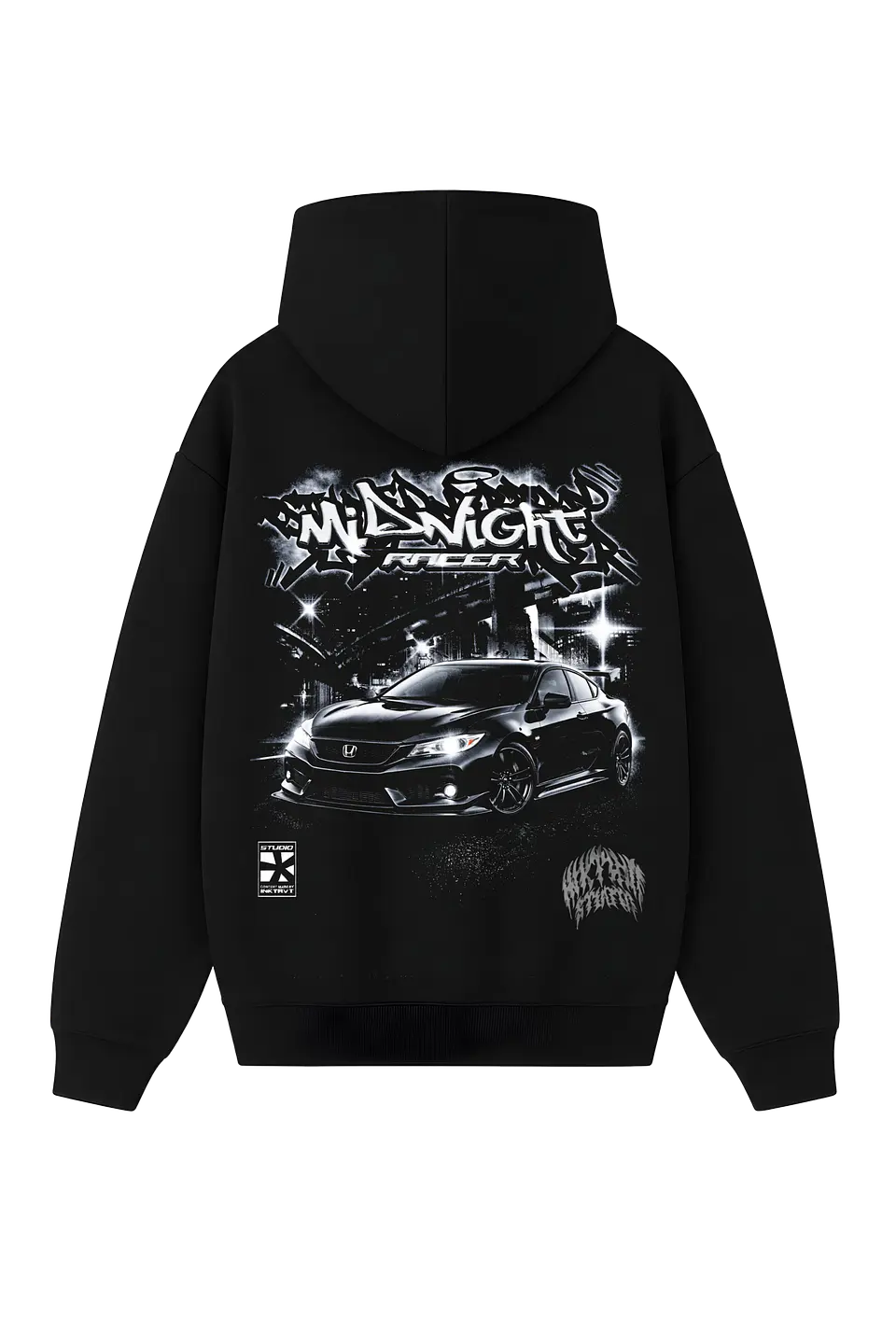 POLERÓN HONDA - NEGRO UNISEX 1