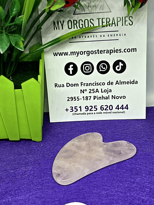 Gua Sha em pedra natural