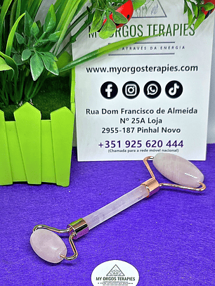 Skin Roller Face Bastão em pedra natural