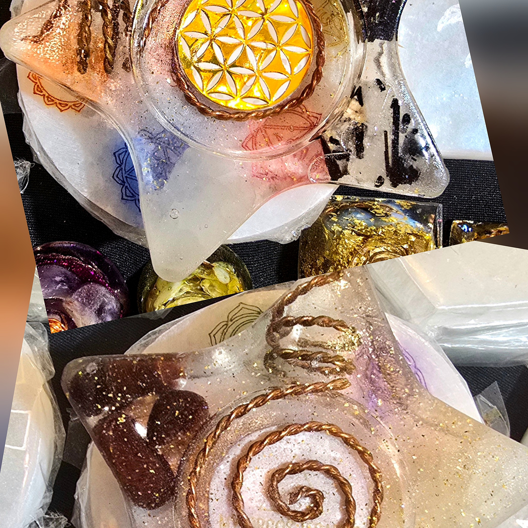 Orgonite em Formato Pentagrama ( Estrela 5 Pontas ) 3