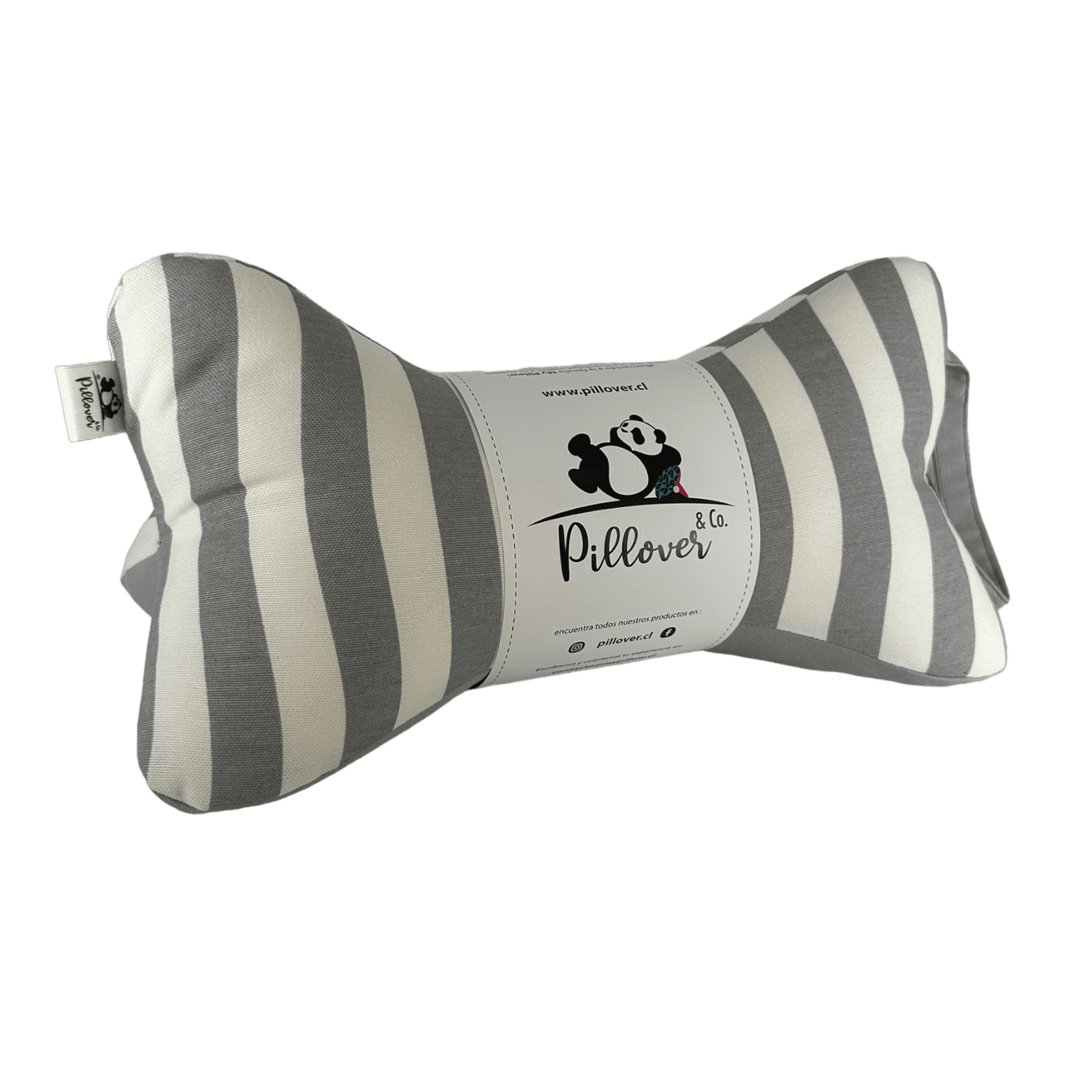Cojín Almohada / My Pillow Rayas Gris /Blanco 