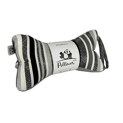Cojín / Almohada My Pillow Pedro Rayas Gris Negro