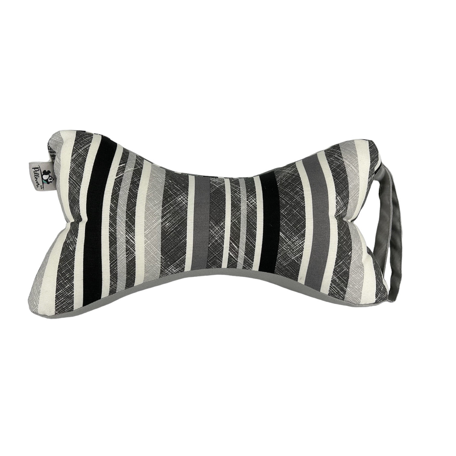 Cojín / Almohada My Pillow Pedro Rayas Gris Negro