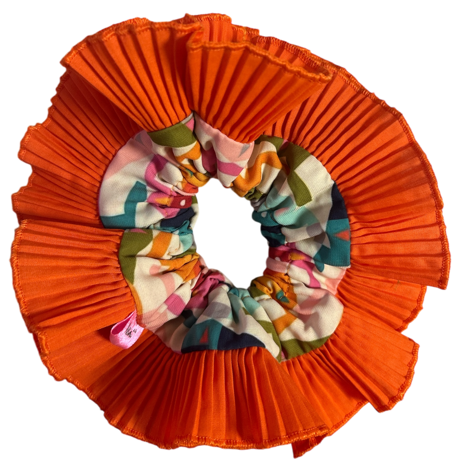 Diosa Scrunchie XL Alice Naranja