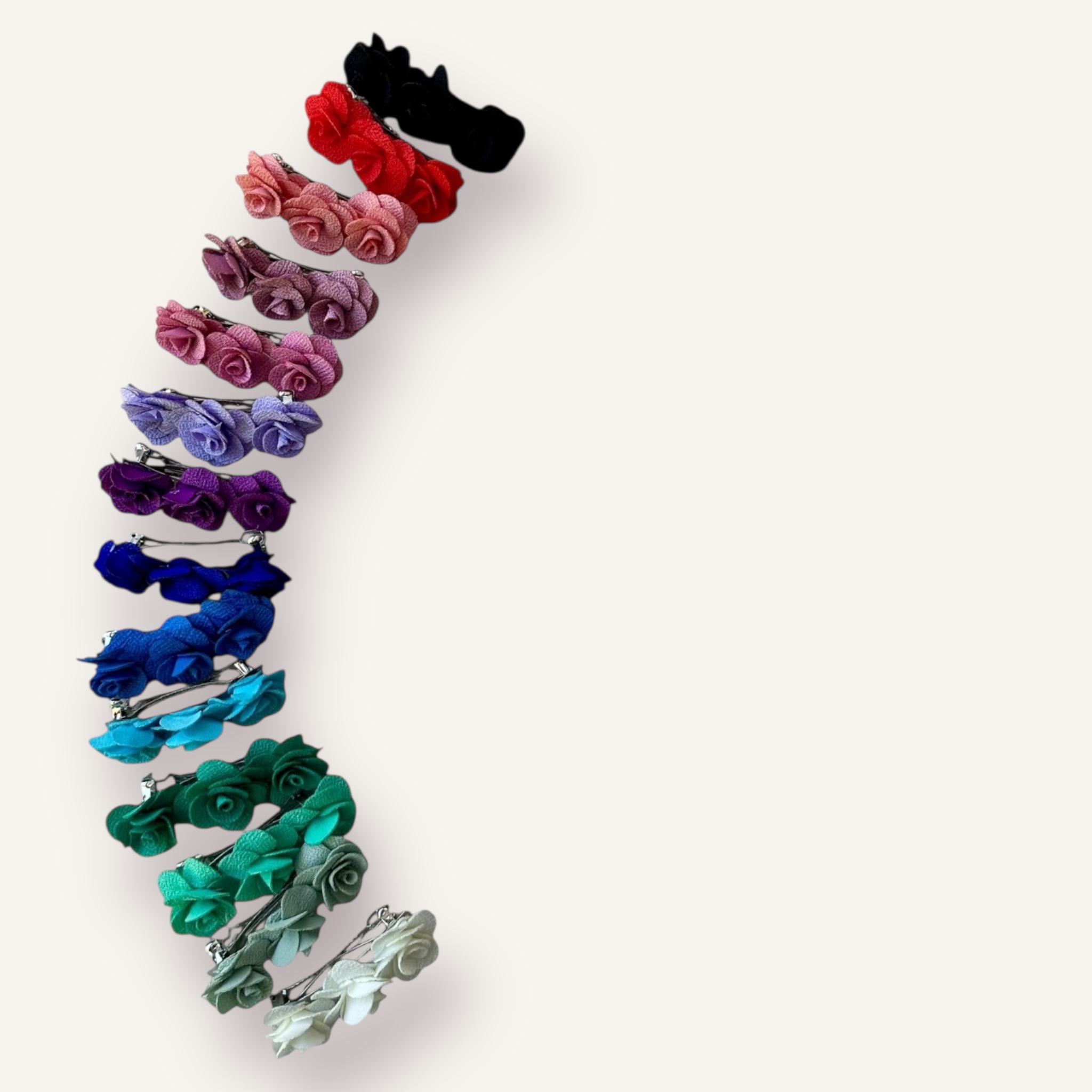 Pinches Flores Colores 