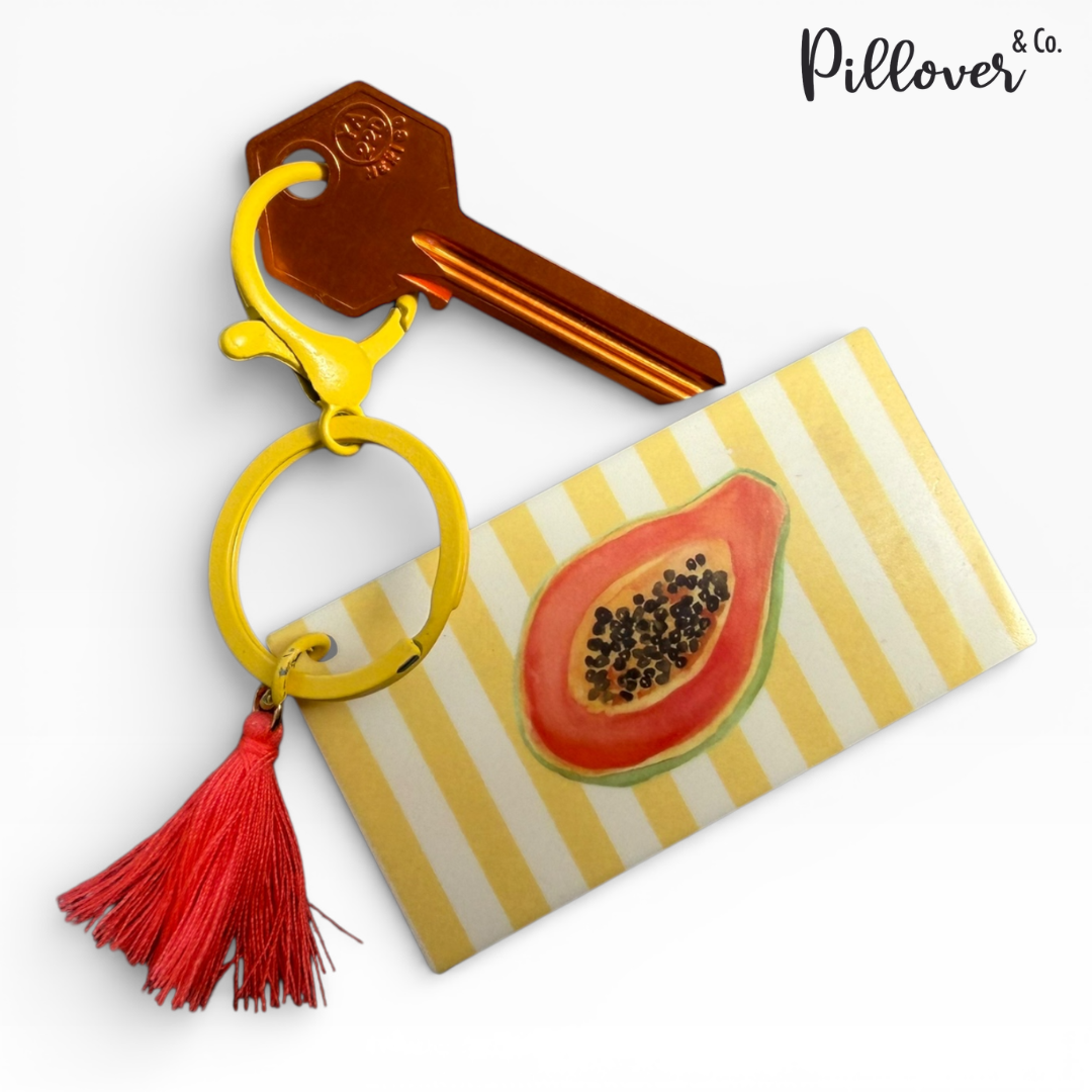 Llavero acrílico Papaya Summer