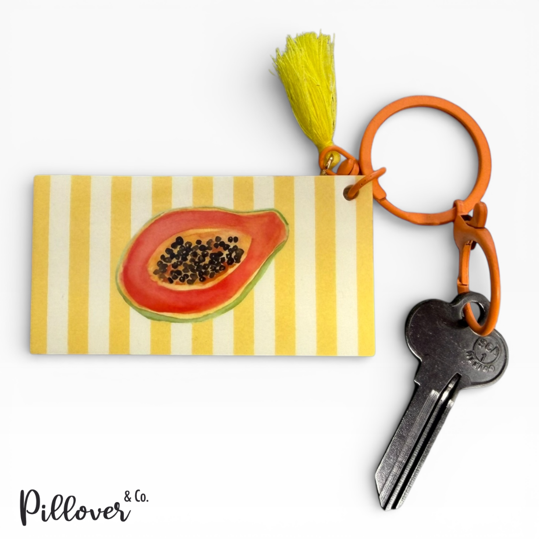 Llavero acrílico Papaya Summer