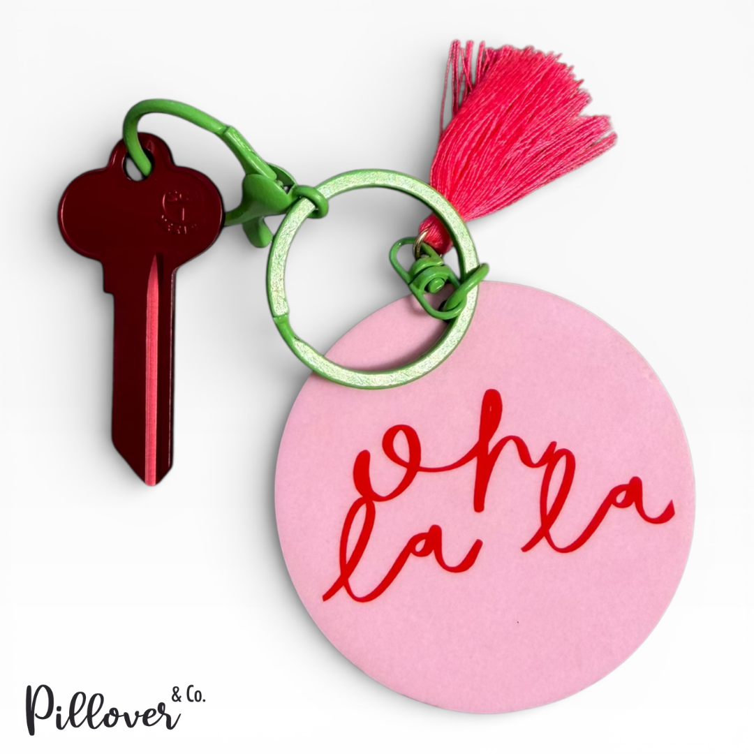 Llavero acrílico Oh La la chic