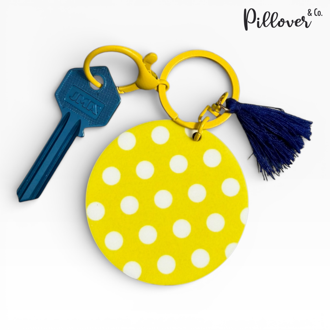 Llavero acrílico Limón mediterraneo