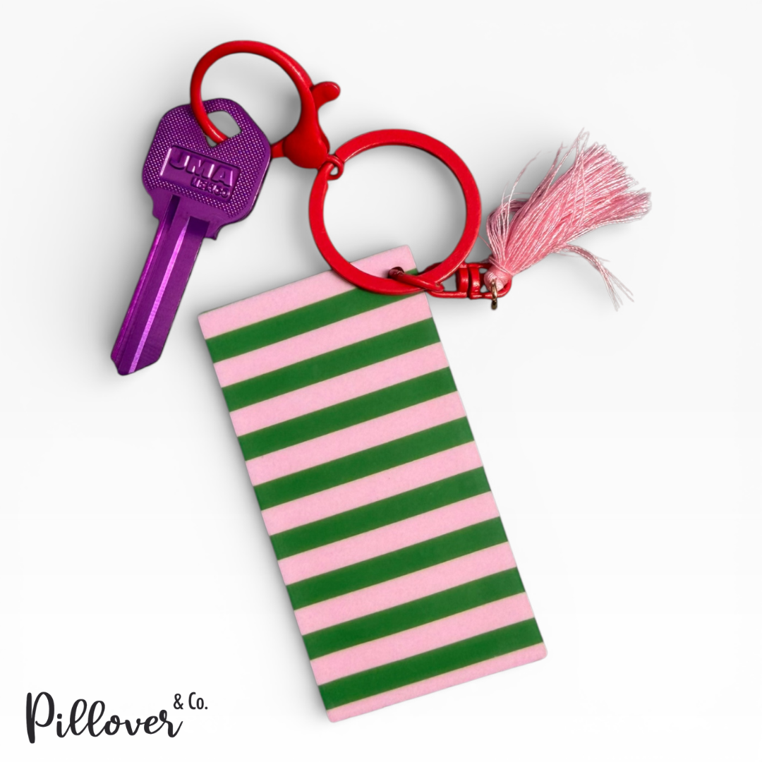 Llavero acrílico Vaca country