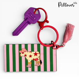 Llavero acrílico Vaca country