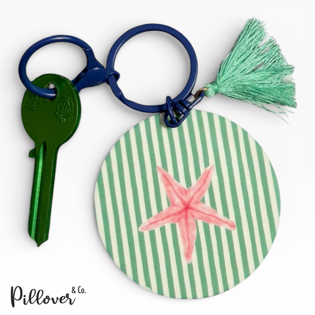 Llavero acrílico Estrella de mar 