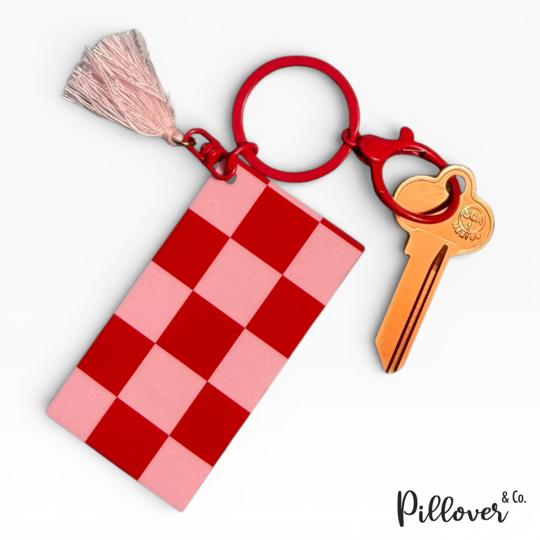 Llavero acrílico Picnic retro