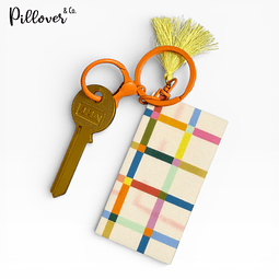 Llavero acrílico Cuadrillé colores