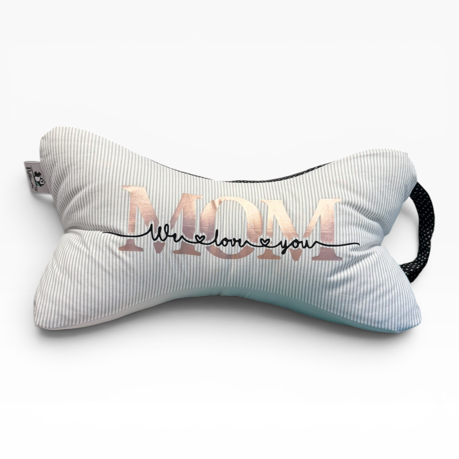 Cojín / Almohada My Pillow Negro-Gris MOM We Love You