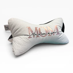 Cojín / Almohada My Pillow Negro-Gris MOM We Love You