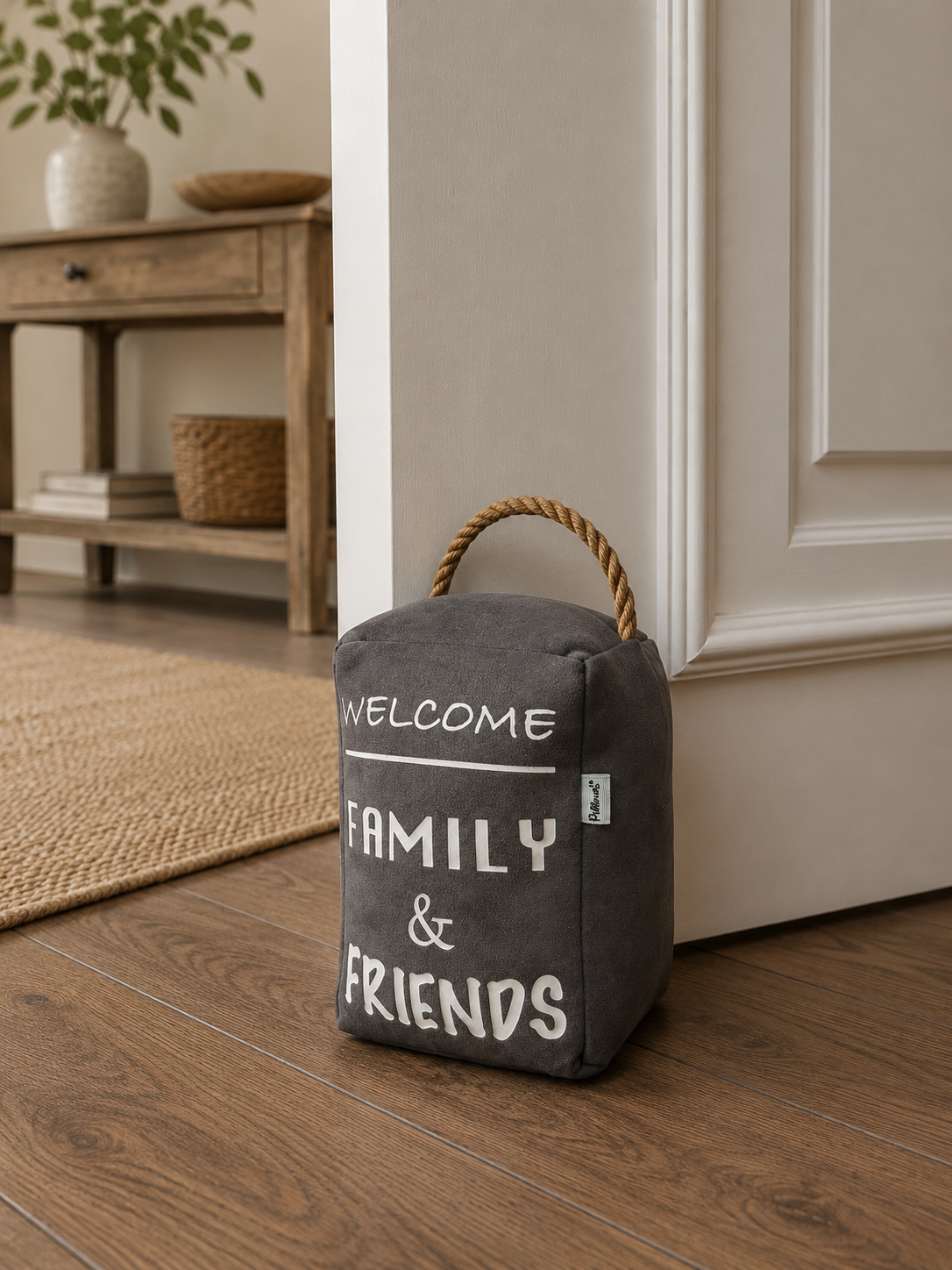 Door Stop/ Welcome / Felpa Gris