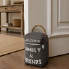 Door Stop/ Welcome / Felpa Gris