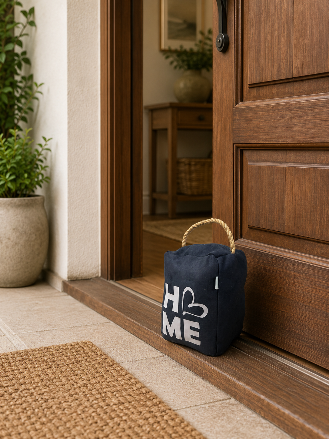 Door Stop/ Home / Felpa Azul