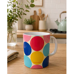 MUG / Tazón Cerámico Círculos de colores