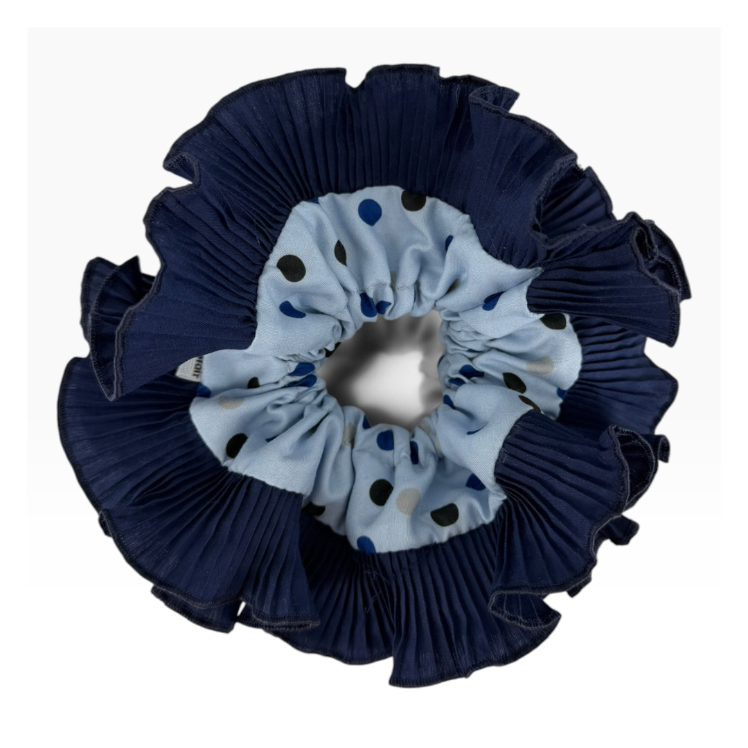 Scrunchie XL Diosa | Duna School Azul Marino