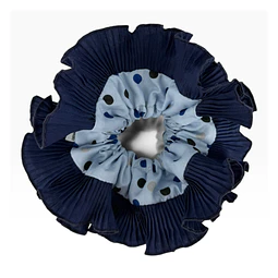 Scrunchie XL Diosa | Duna School Azul Marino