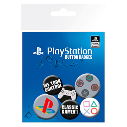 PlayStation Pin Badges 6-Pack