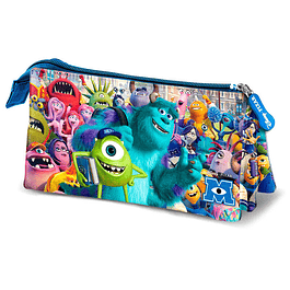 Estojo Triplo Disney Pixar Monsters, Inc. University  