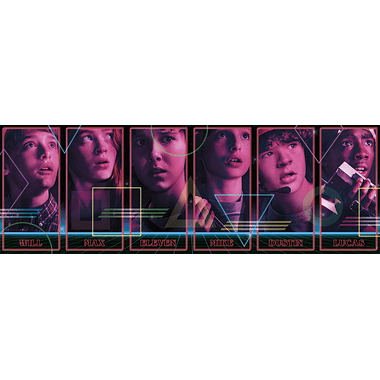 Puzzle Stranger Things: Characters Panorama 