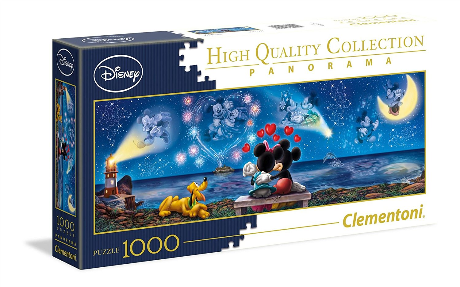 Rompecabezas Disney: Mickey & Minnie Panorama