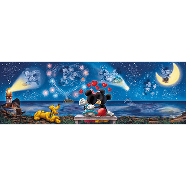 Puzzle 1000 Peças Disney Mickey & Minnie Panorama 