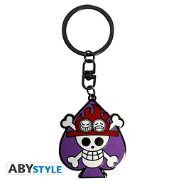 Porta-chaves One Piece - Skull Ace