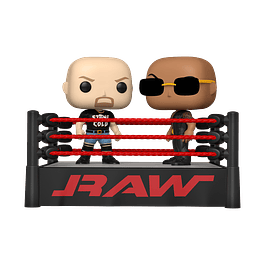 POP! WWE Moment: The Rock vs Stone Cold in Wrestling Ring