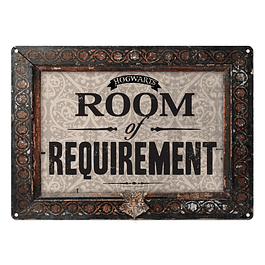 Placa de Metal Harry Potter Room of Requirement